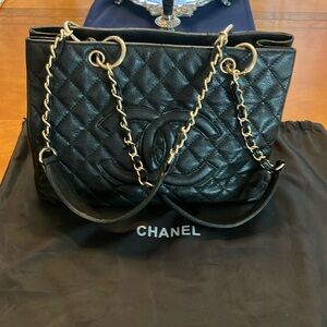 Chanel Grand Shopper Black Caviar